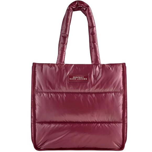 MARC JACOBS Burgundy Puffy tote bag New - Picture 1 of 6